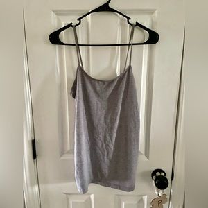 No Boundaries Gray Tank Top